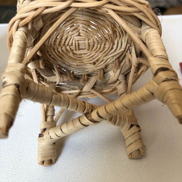 Doll Chairs wicker chair Vintage from 1980s - Picture 4 of 12